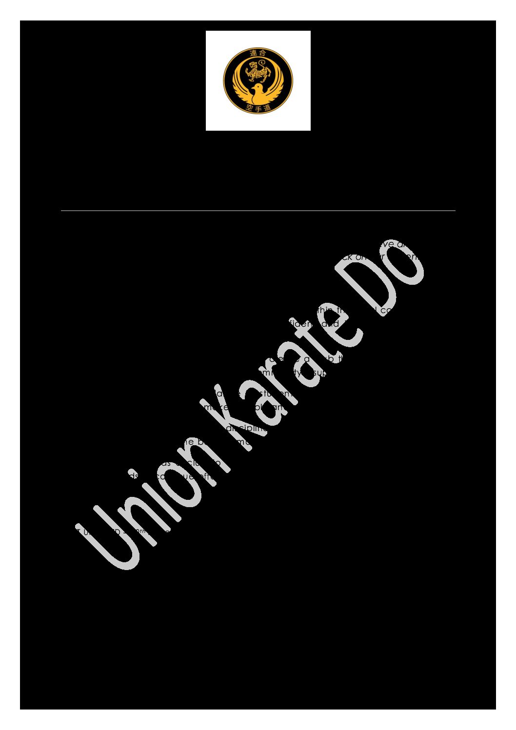 Union Karate Do