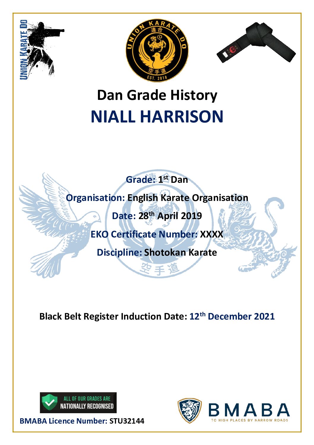 Union Karate Do